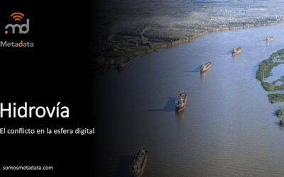 Hidrovía. El conflicto en la esfera digital.