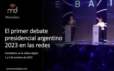 Impacto del Debate Presidencial argentino en las redes
